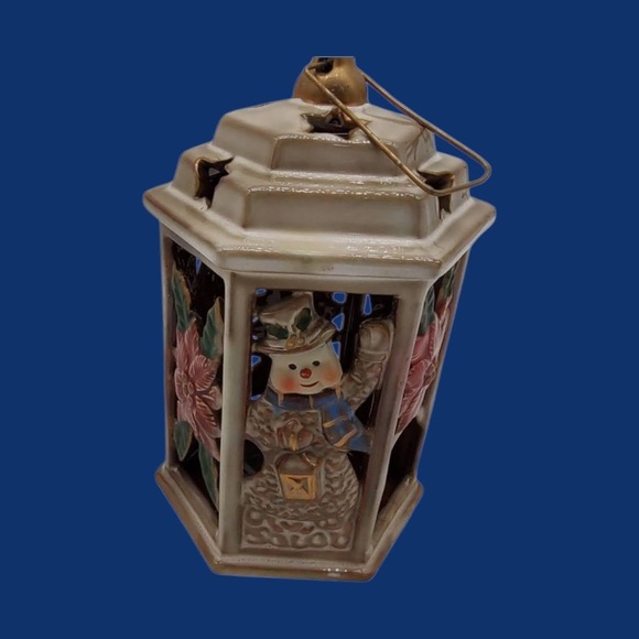 Yankee Candle Holder Ronnie Walter Christmas Kids and Kirkland Snowman Lantern - Picture 9 of 15